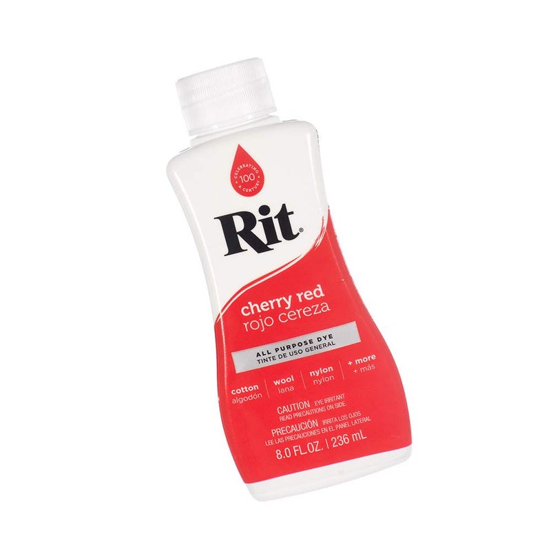 Craft County Rit Dye Liquid â€“ Wide Selection of Colors â€“ 8 Oz. (Cherry Red) - Image 2